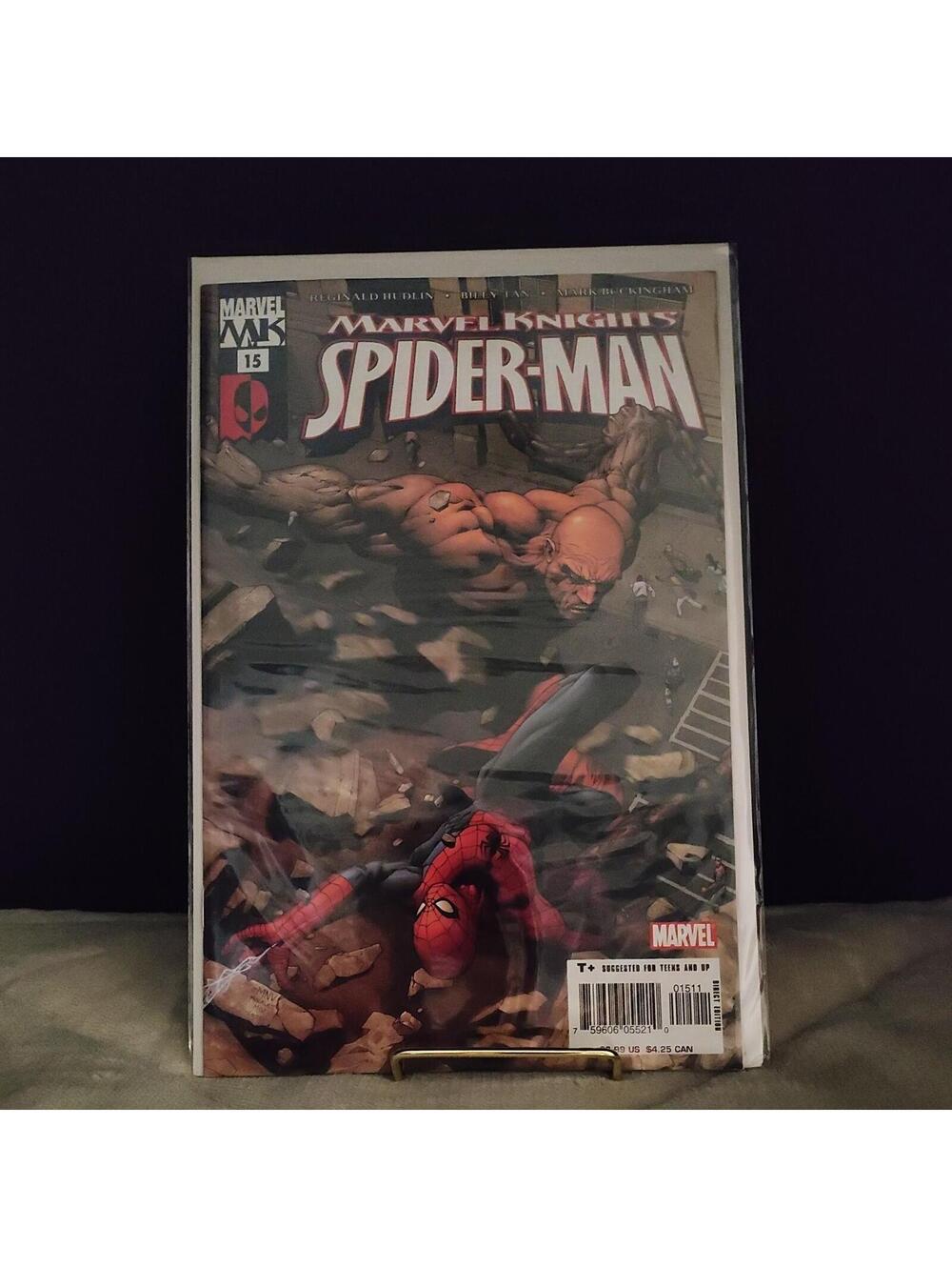 Spider-Man Comic 15 Marvel Knights Cover A First Print Reginald Hudlin Billy Tan